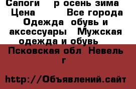 Сапоги 35 р.осень-зима  › Цена ­ 700 - Все города Одежда, обувь и аксессуары » Мужская одежда и обувь   . Псковская обл.,Невель г.